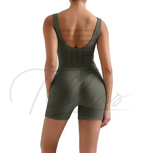 Women Yoga Set Workout Fitness Gym Wear Yoga Set Gym Clothing Sleeveless Yoga Set For Women - Product Image 6
