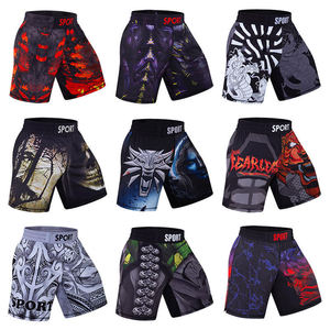 กางเกง MMA แบบขายส่งสั่งทำได้ ผู้ผลิต OEM ผู้จัดจำหน่าย กางเกงฝึกซ้อมต่อสู้ น้ำหนักเบา ยืดหยุ่นได้ 180 ถึง 240 GSM - Product Image 2