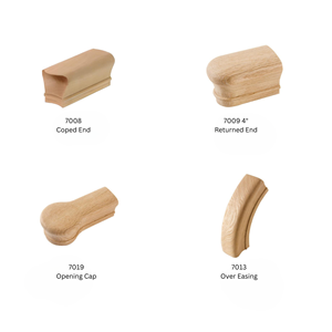 Conector de Pasamanos de Madera Maciza, Tapas de Apertura para Pasamanos de Arce Duro, Piezas para Escaleras Modernas y Elegantes - Product Image 3