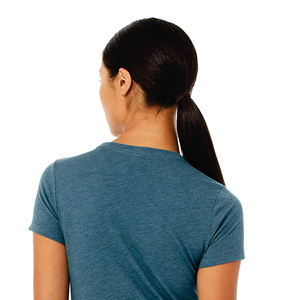 T-shirt respirant pour femmes, nouveau t-shirt pour femmes, 100% coton, uni, décontracté, col rond, manches courtes, imprimé - Product Image 5