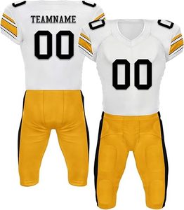 Sports Wear Comfortable High Quality Reasonable Price American Football Uniform Custom Team Name And Number Football Uniform - Product Image 4