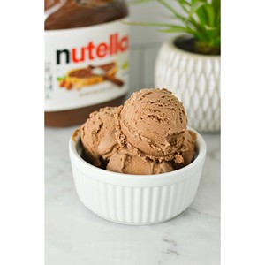 Helado Premium de Nutella, Postre Congelado Gourmet con Rico Mezcla de Chocolate y Avellanas y Base Cremosa Suave - Product Image 6
