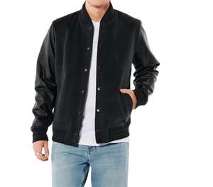Chaqueta Varsity para Hombre, Personalizada, Ligera, Moderna, Estilo Bomber, con Capucha, Estilo Letterman - Product Image 2