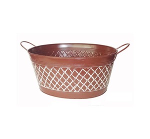 Bac à glace à motif floral pour boissons, idéal pour les événements intérieurs, extérieurs et les fêtes de jardin - Product Image 5