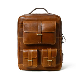 Mochilas Unisex de Piel Auténtica, Diseño Nuevo, Fabricadas en Fábrica, Precio Más Bajo, Talla Adulto, MOQ Bajo, Mejores Mochilas de Estilo - Product Image 1