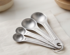 Ensemble de cuillères doseuses en acier inoxydable de qualité supérieure, outils de cuisine en métal pour la cuisson et la pâtisserie, essentiels pour des mesures précises - Product Image 5