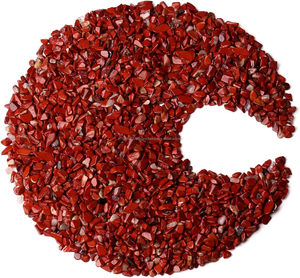 Pierres de jaspe rouge naturel polies en éclats pour la fabrication de bijoux, l'artisanat et la décoration intérieure – Vente en gros - Product Image 1