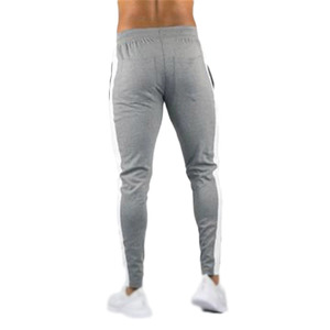 Pantalones deportivos clásicos con franjas laterales, estilo streetwear, para hombre, hip hop, fitness, joggers, pantalones de chándal. - Product Image 6