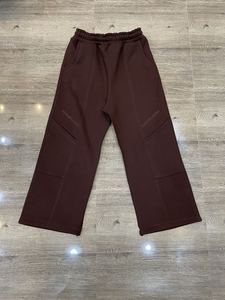 Winter Brown <b>Oversized</b> Hoodie <b>Jogger</b> Tracksuit Pullover Sweatshirt Set Solid Casual Streetwear Front Custom Logo - Product Image 4