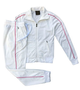 Conjunto Deportivo de Dos Piezas para Hombre, Ropa Deportiva para Gimnasio, Bordada, Transpirable, Ecológica, 100% Poliéster, para Entrenamiento, Traje para Correr - Product Image 4