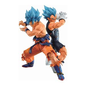 โมเดลสะสมฟิกเกอร์อนิเมะโกคูและเบจิต้า SSGSS ทำจาก PVC - Product Image 1