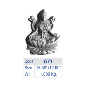 Goddess Lakshmi Aluminum <b>Wall</b> Mounted Statue Cast Iron Laxmi Fence Insert Luxury Villa Entryway Guardrail Sanatan Devotional - Product Image 6