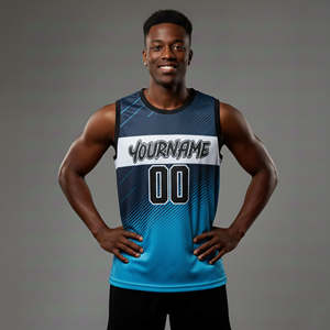 Maillots de basketball personnalisés en polyester respirant à séchage rapide, imprimés par sublimation, de haute qualité, vente en gros OEM, avec nom et numéro sur mesure - Product Image 3