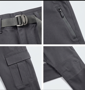 Pantalon cargo tactique léger et extensible pour homme, séchage rapide, idéal pour la pêche, la randonnée et le travail en extérieur – Vente en gros, logo personnalisé - Product Image 4