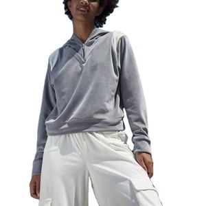 2025 broderie personnalisée demi-fermeture éclair polyester coupe ajustée pull en plein air sweats à capuche de sport pour hommes et femmes basiques à capuche - Product Image 1