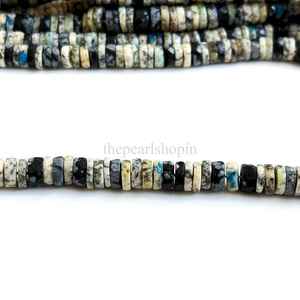 ลูกปัดแจสเปอร์ K2 ธรรมชาติทรงเหลี่ยมขนาด 5-6 มม. ลูกปัดอัญมณีแบบหลวมสำหรับทำเครื่องประดับ ขายส่ง ลูกปัดแจสเปอร์ขนาด 16 นิ้ว - Product Image 3