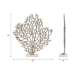 Modern Abstract Metal Sculpture Handmade Artistic Tabletop Decor Irregular Shape Silver Finish Living Room <b>Decoration</b> - Product Image 1