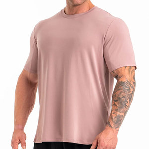 Camiseta Deportiva de Manga Corta, 100% Algodón, Transpirable, Ecológica, para Gimnasio, Verano, Corte Ajustado, Fabricante OEM/ODM - Product Image 4