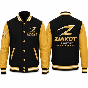 New design Women Men's Vintage Custom <b>Camo</b> Black-White Bomber Full-Snap Varsity Letterman Salute To Service <b>Jacket</b> - Product Image 2
