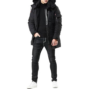 <b>Men's</b> Warm Parka Ski <b>Jacket</b> Water Resistant Puffer <b>Jacket</b> <b>Long</b> Winter Coat with Removable Faux Fur Hood Insulated Cold Weather - Product Image 3