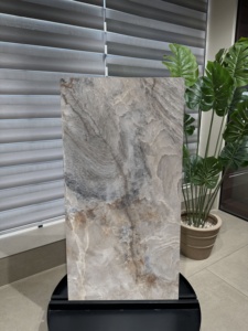 กระเบื้องปูพื้นพอร์ซเลนหรูหรา Taj Imperia Ombre Terra ขนาด 600x600 มม. สำหรับตกแต่งภายในห้องนั่งเล่น ห้องนอน ห้องน้ำ - Product Image 2