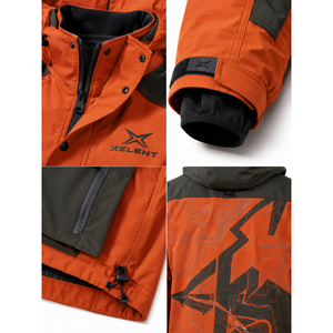 Veste de chasse d'hiver technique pour homme, personnalisable, OEM, recyclée, 3 couches, softshell, ripstop, respirante, coupe-vent, imperméable, anti-UV - Product Image 4