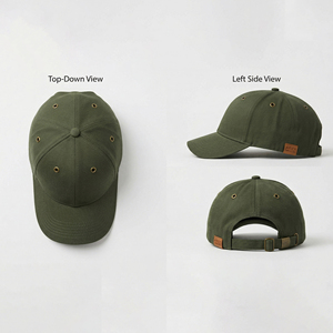 Casquettes de baseball fabriquées au Pakistan, échantillons en gros, usine de Sialkot, casquettes de sport personnalisées, production de haute qualité - Product Image 6