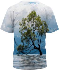 T-shirt pour homme en sublimation, manches courtes, léger, respirant, 100% coton, design galaxie, vêtements de sport, impression personnalisée, OEM ODM - Product Image 2
