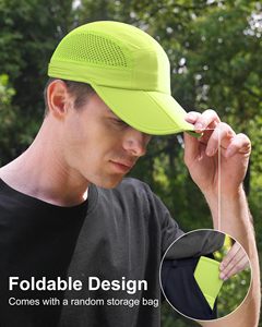 Foldable Breathable Waterproof Canvas Trucker <b>Cap</b> Unisex 100% Polyester Outdoor Casual 6-Panel <b>Hat</b> Storage Bag Four Seasons Use - Product Image 1