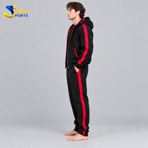 Ensemble de survêtement double couche pour homme de qualité supérieure, conçu avec des matériaux durables, offre un ajustement confortable et une sensation de chaleur. - Product Image 2
