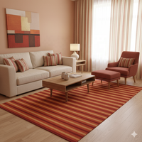 Tapis Kilim Bohème Floral de Haute Qualité en Patchwork, Tissé Plat, en Polyester avec Dos en Jute, Lavable, pour Salon, Tapis Dhurrie Tissé à la Main