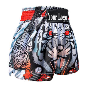 กางเกงมวยไทย MMA ยืดหยุ่นได้ ผลิตตามสั่ง ขายส่ง OEM สำหรับผู้ชาย น้ำหนักเบา ระบายอากาศได้ดี รับสกรีนโลโก้ สำหรับฝึกซ้อมและออกกำลังกาย - Product Image 4