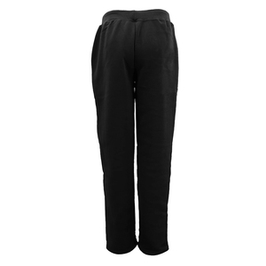 Men's <b>Black</b> Cotton Sweatpants Elastic Waist Drawstring Casual Autumn <b>Joggers</b> Midweight <b>Plain</b> Dyed Knitted Pants - Product Image 5