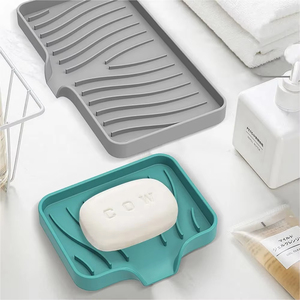 <b>Soap</b> Cage Silicone <b>Soap</b> <b>Dish</b> <b>Drain</b> <b>Soap</b> Holder For Kitchen Bathroom Anti-Slip <b>Soap</b> <b>Dish</b> Sink <b>Soap</b> Tray Professional Good Quality - Product Image 4