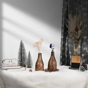Glass Art Deco Modern Eco-Friendly Decorative Flower Vase Bottle Shape <b>Table</b> Centerpiece for Home Wedding Party - Product Image 2