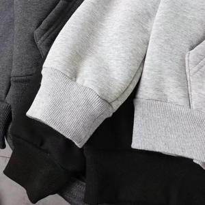 Unisex Heavyweight Crew Neck New Fashion Men Winter Long <b>Sleeve</b> <b>Short</b> Coat <b>Cardigan</b> Zipper Solid ColorWholesale High Quality - Product Image 4