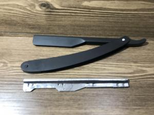 Rasoir manuel professionnel de haute qualité, rasoir de sécurité en métal droit, rasoir professionnel à lame unique pour hommes, rasoir de barbier - Product Image 4