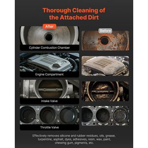 Macchina per Sabbiatura a Ghiaccio Secco con Capacità di 7,5 KG (16,5 LBS), Pressione Regolabile, 4 Ugelli, Pulitore Industriale a Ultrasuoni - Product Image 3