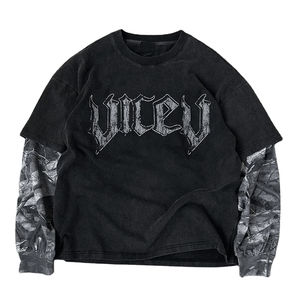 Nuevas Camisetas Oversize de Diseño Holgado en Color Liso con Hombros de Doble Hilo de Algodón para Mujer y Hombre de Manga Corta - Product Image 3