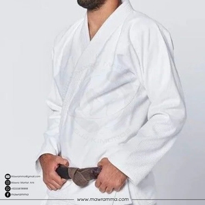 ชุดยิวยิตสูแบบมินิมอล ผ้าฝ้าย 100% ทอลายเพิร์ลวีฟ ปักโลโก้ได้ตามต้องการ ชุดกิโมโนบราซิลเลียนยิวยิตสู สำหรับนักกีฬาอาชีพ ชุดฝึกซ้อม - Product Image 2