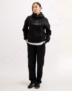 Men and Women Printed Breathable 100% Nylon Winter Tracksuit Set with Hoodie Jogger Pants and <b>Zip</b>-<b>Up</b> Jacket - Product Image 1