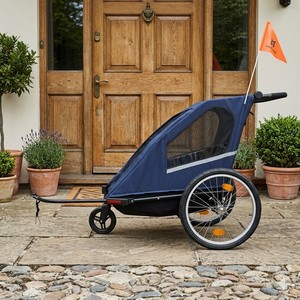 Remolque de Bicicleta para Bebés TC-2024S con Marco de Aluminio, 3 en 1, Convertible en Carrito de Paseo, con Suspensión Independiente y Diseño Ligero - Product Image 1