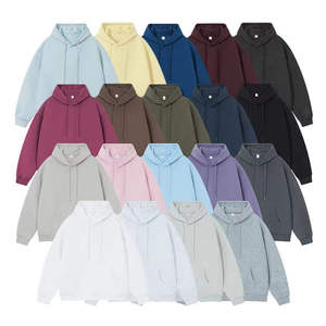 เสื้อฮู้ดผู้ชายสีพื้นอเนกประสงค์ น้ำหนัก 300 กรัม รุ่น Autumn Heavyweight ทรงโอเวอร์ไซส์ ความยาวปานกลาง ดีไซน์ไหล่ตก ปักลาย 3 มิติ - Product Image 1