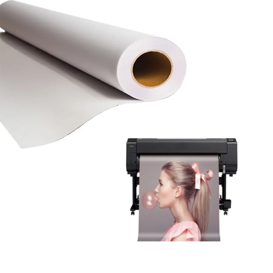 240g 260g OEM kertas rol sintetik inkjet warna suhu tinggi kertas seni untuk inkjet Printing rc kertas foto