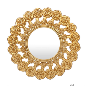 Antique <b>Circle</b> French Supplier Framed Rattan Wall <b>Bathroom</b> <b>Mirror</b> Handmade Glass Decorative <b>Mirror</b> - Product Image 6