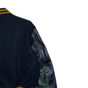 Uniforme de Béisbol Americano Personalizable para Hombre, Chaqueta Varsity con Forro Polar para Invierno, Top Informal con Bordado y Estampado, Cierre de Cremallera y Botones - Product Image 5