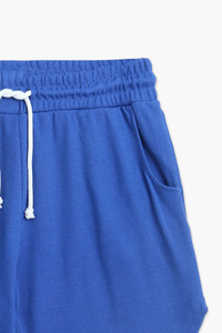 Shorts Deportivos de Algodón para Mujer, Cintura Alta, Transpirables, con Estampado Puff, Casuales, para Entrenamiento, Ropa Deportiva Urbana - Product Image 2