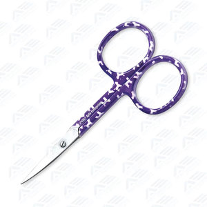 Precision Safety Trimming Scissors for Men Professional Moustache and Facial Hair Beard Trimming <b>Safe</b> <b>Tools</b> Purple - Product Image 2