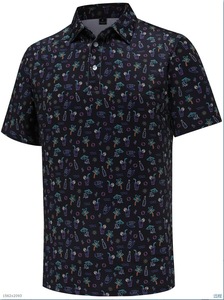 Custom Logo <b>Polo</b> Shirts Summer Polyester Spandex Moisture Wicking Dry Fit Sublimation Print Men's <b>Polo</b> T-shirts Golf Shirt - Product Image 2