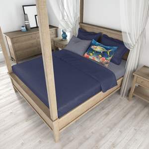 ปลอกหมอนตกแต่งลายศิลปะปลาทูน่า Yellowfin น้ำหนักเบาและนุ่มมากดูแลง่ายขนาดมาตรฐาน - Product Image 4